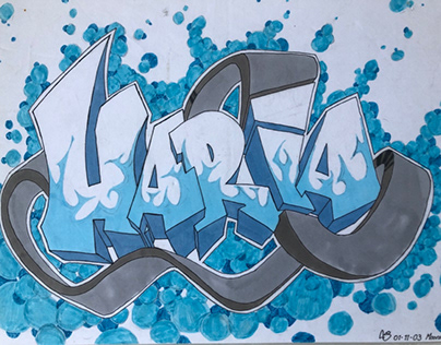 Detail Graffiti Nama Ari Nomer 12