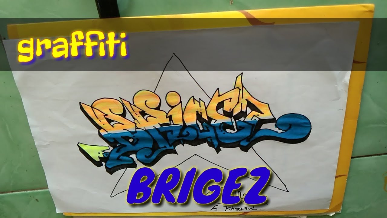 Graffiti Nama Brigez - KibrisPDR