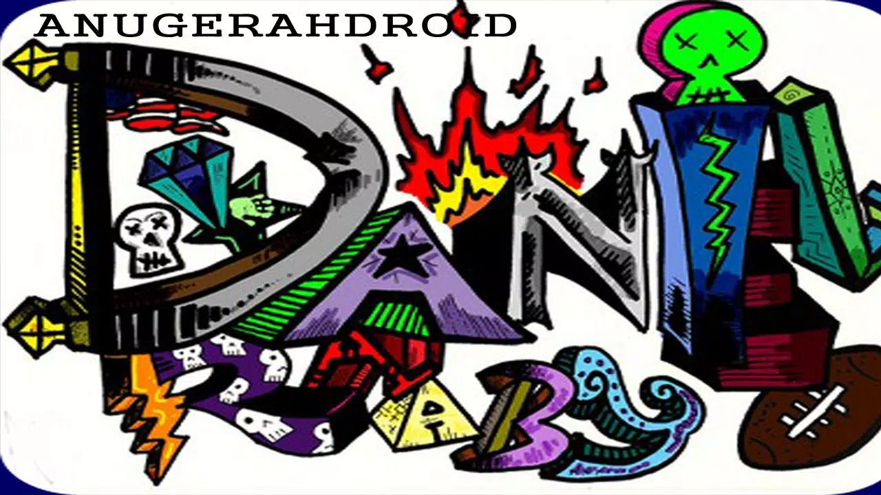 Detail Graffiti Nama Daniel Nomer 3