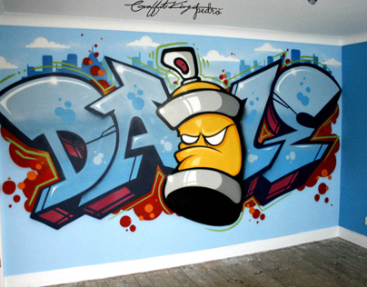 Detail Graffiti Nama David Nomer 7