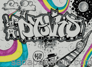 Detail Graffiti Nama Dhamaz Nomer 13