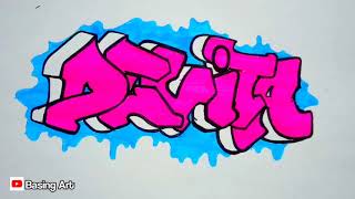 Detail Graffiti Nama Dhamaz Nomer 23