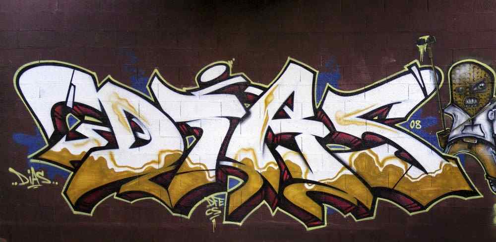 Graffiti Nama Dias - KibrisPDR