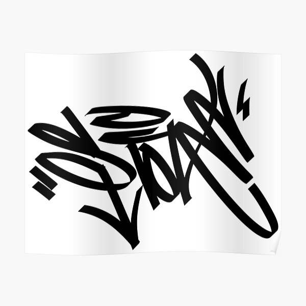 Detail Graffiti Nama Dicky Nomer 34