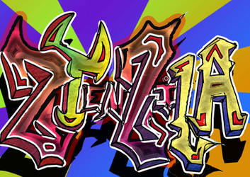 Detail Graffiti Nama F Nomer 13