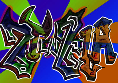 Detail Graffiti Nama F Nomer 23