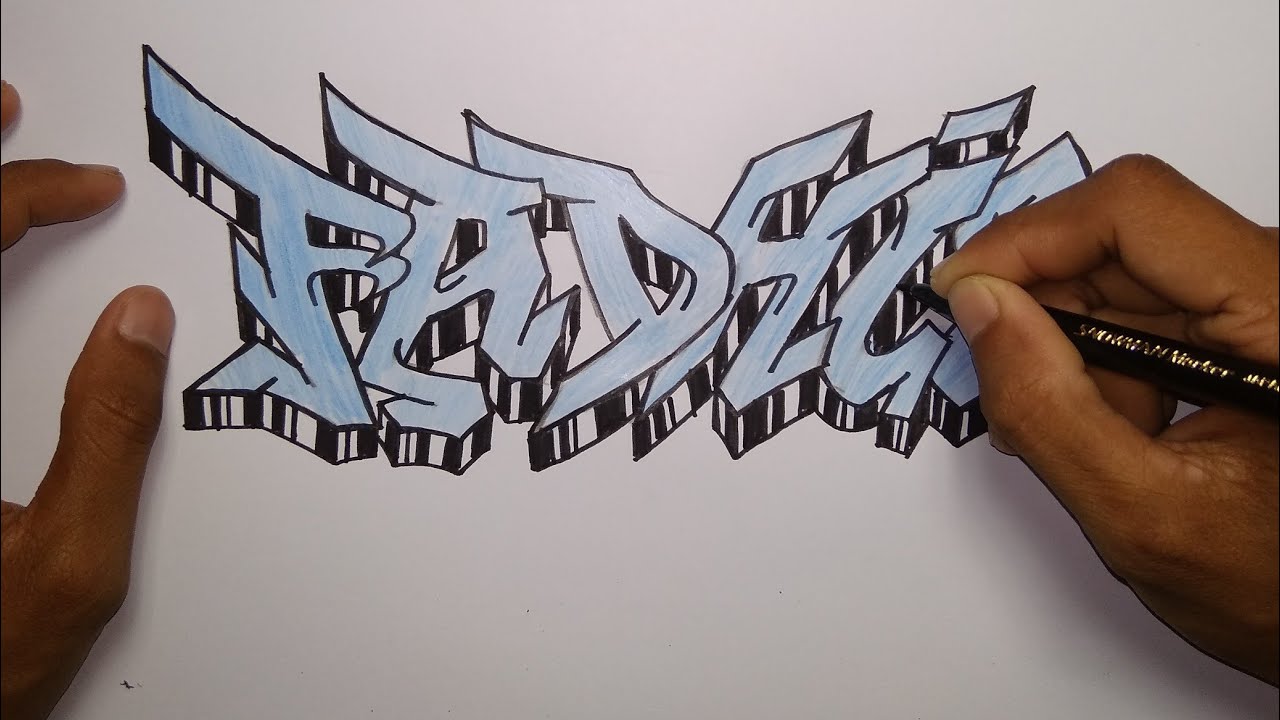 Graffiti Nama Fadel - KibrisPDR