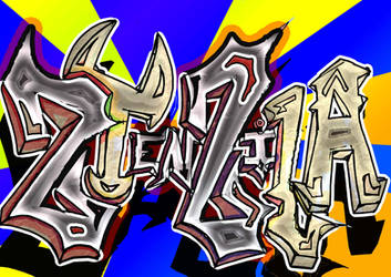 Detail Graffiti Nama Fikri Nomer 24