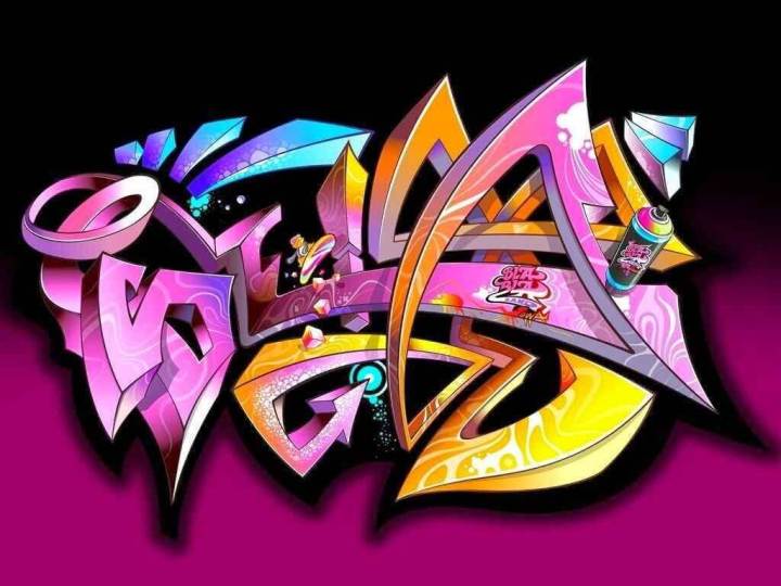 Detail Graffiti Nama Indah Nomer 13