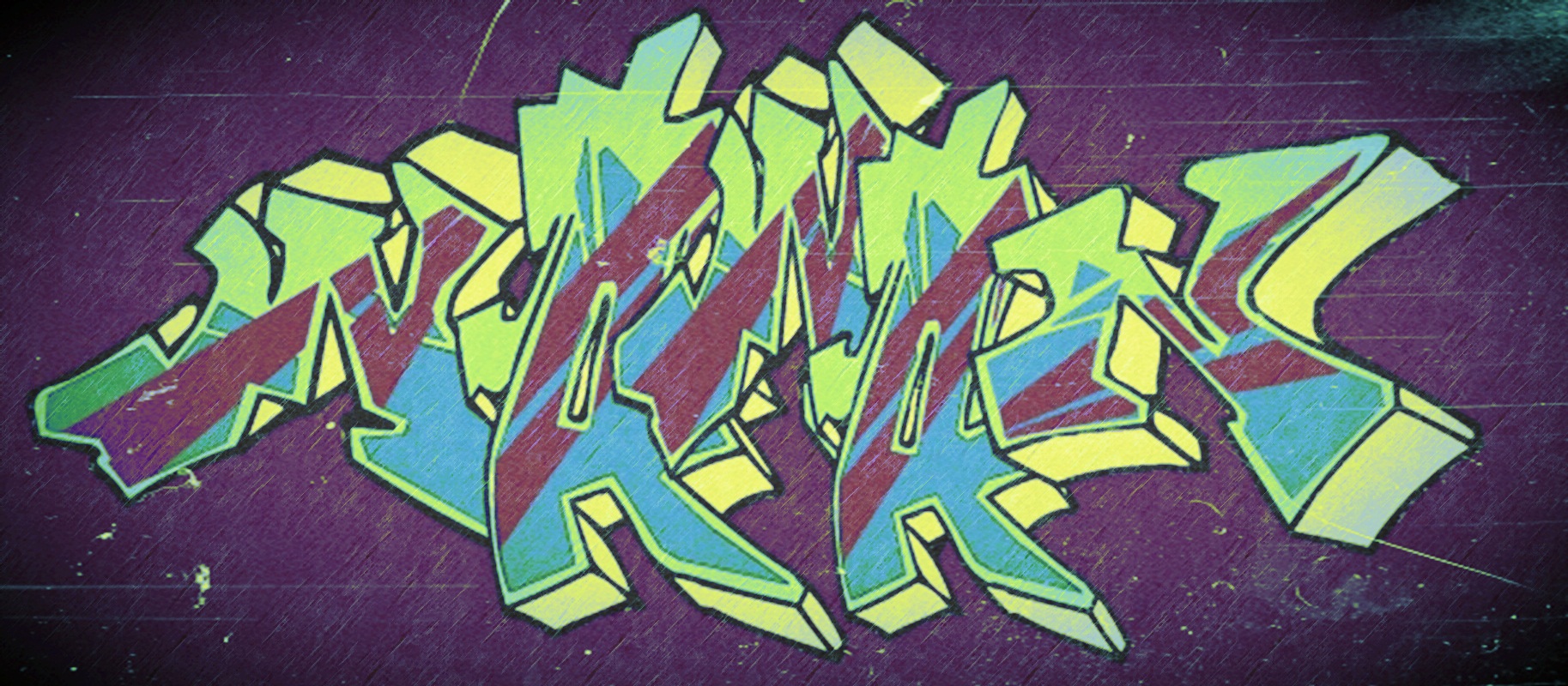 Detail Graffiti Nama Indah Nomer 40