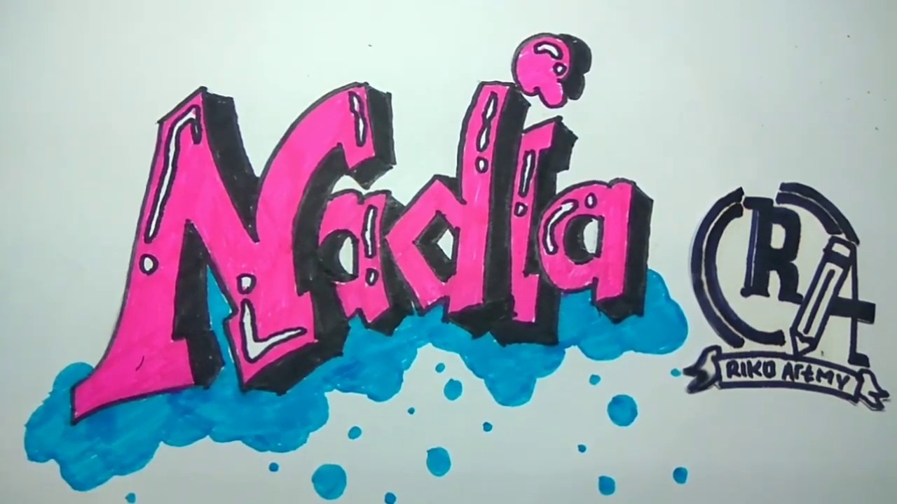 Detail Graffiti Nama Indah Nomer 44