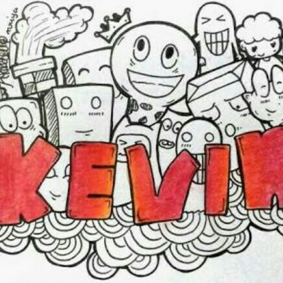 Detail Graffiti Nama Kevin Nomer 10