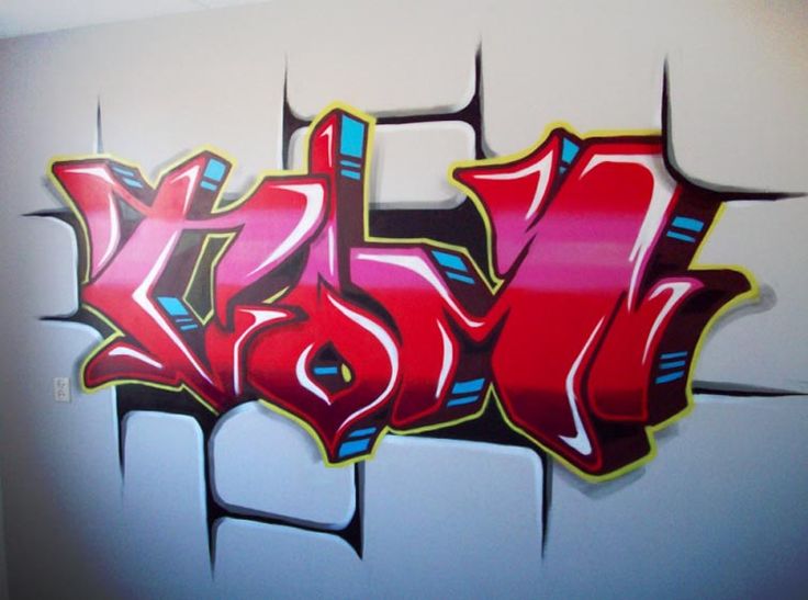 Detail Graffiti Nama Kevin Nomer 17