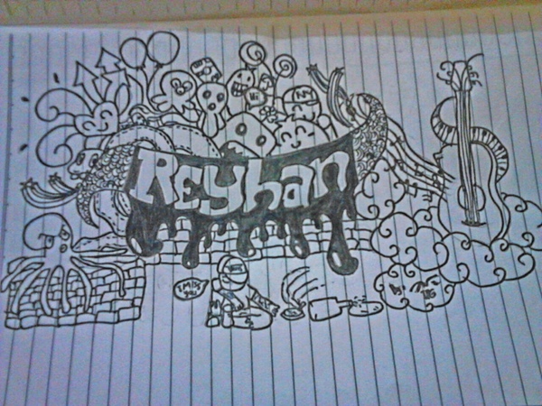 Detail Graffiti Nama Reyhan Nomer 6