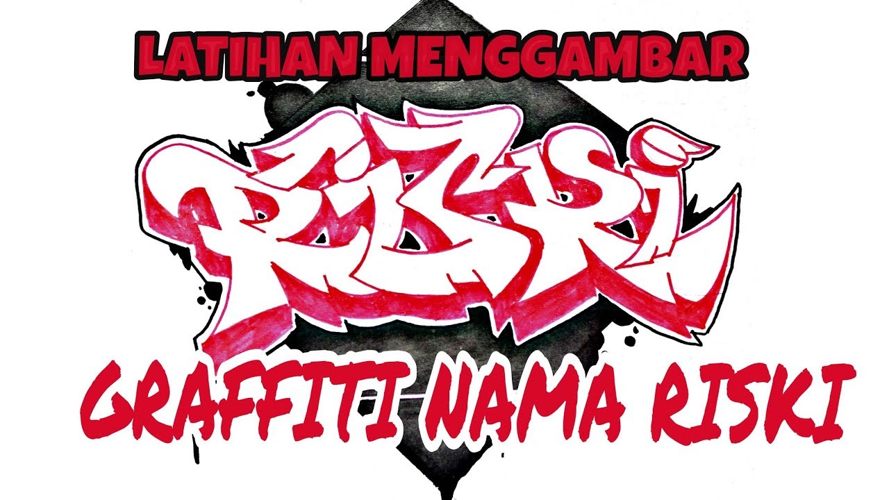 Detail Graffiti Nama Riska Nomer 8