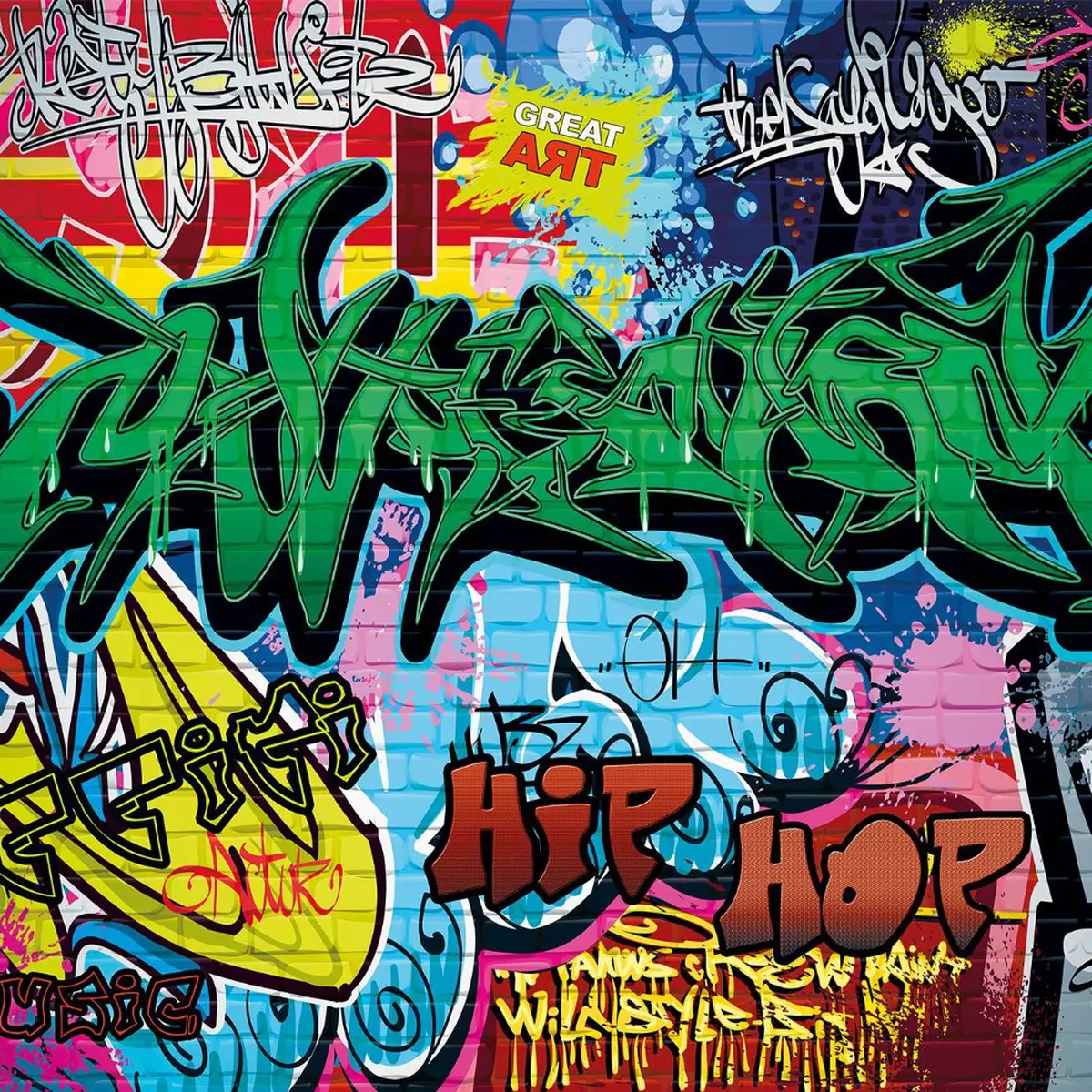 Detail Graffiti Nama Rizki Nomer 16