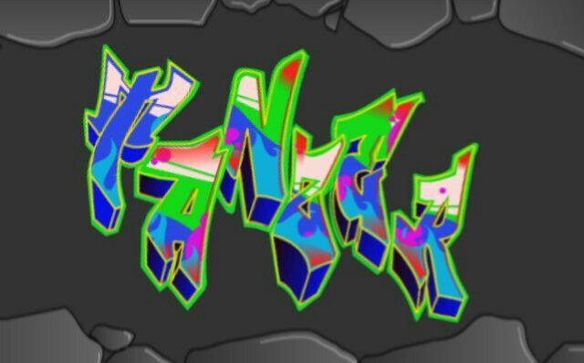 Detail Graffiti Nama Rizky Nomer 44