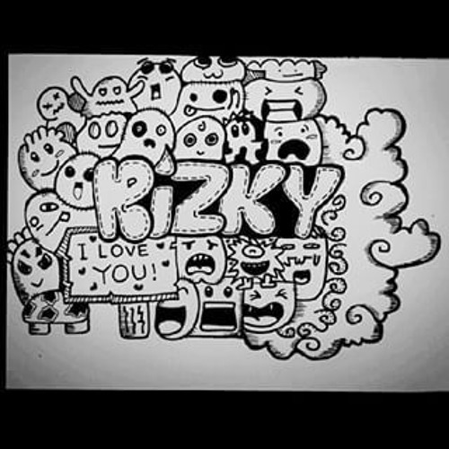 Detail Graffiti Nama Rizky Nomer 7