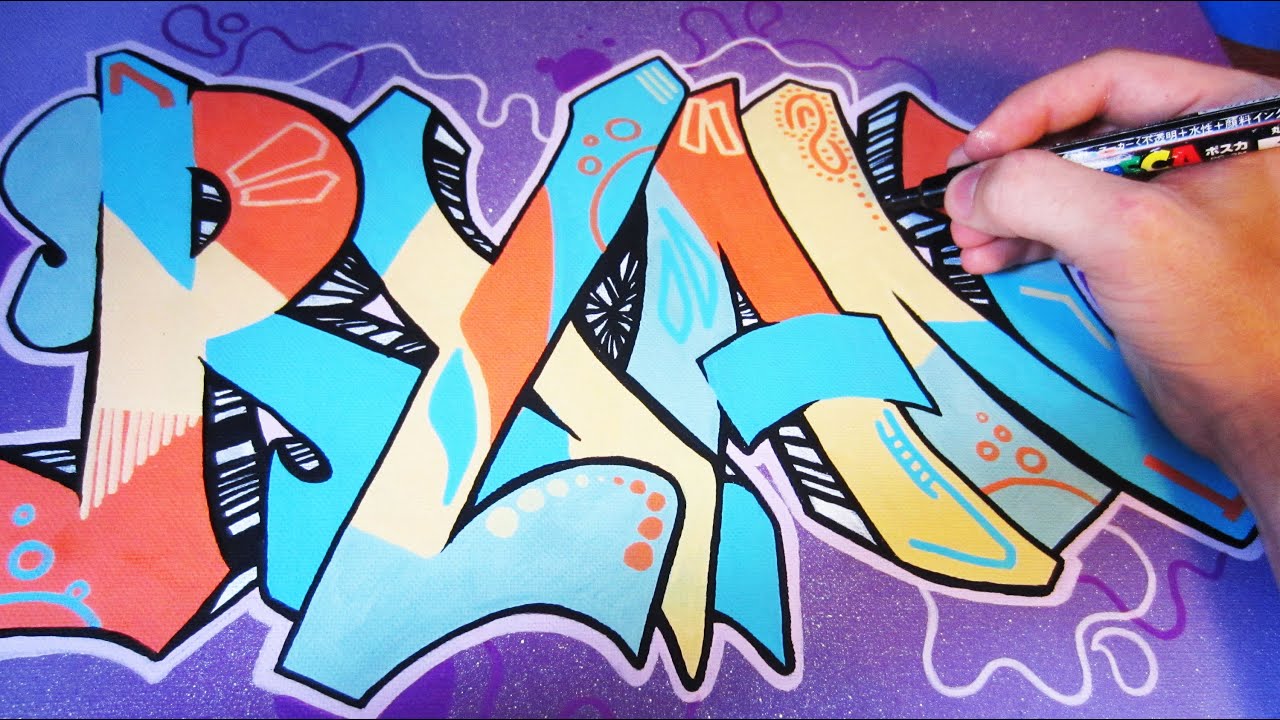 Graffiti Nama Ryan - KibrisPDR