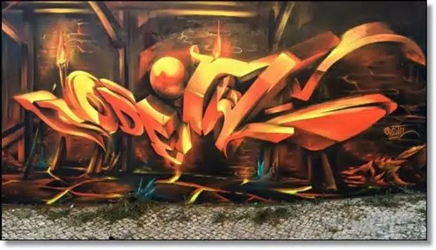 Detail Graffiti Name 3d Nomer 12