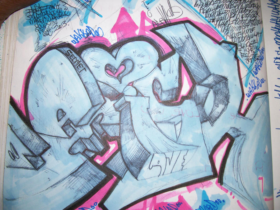 Detail Graffiti Name 3d Myf Nomer 8