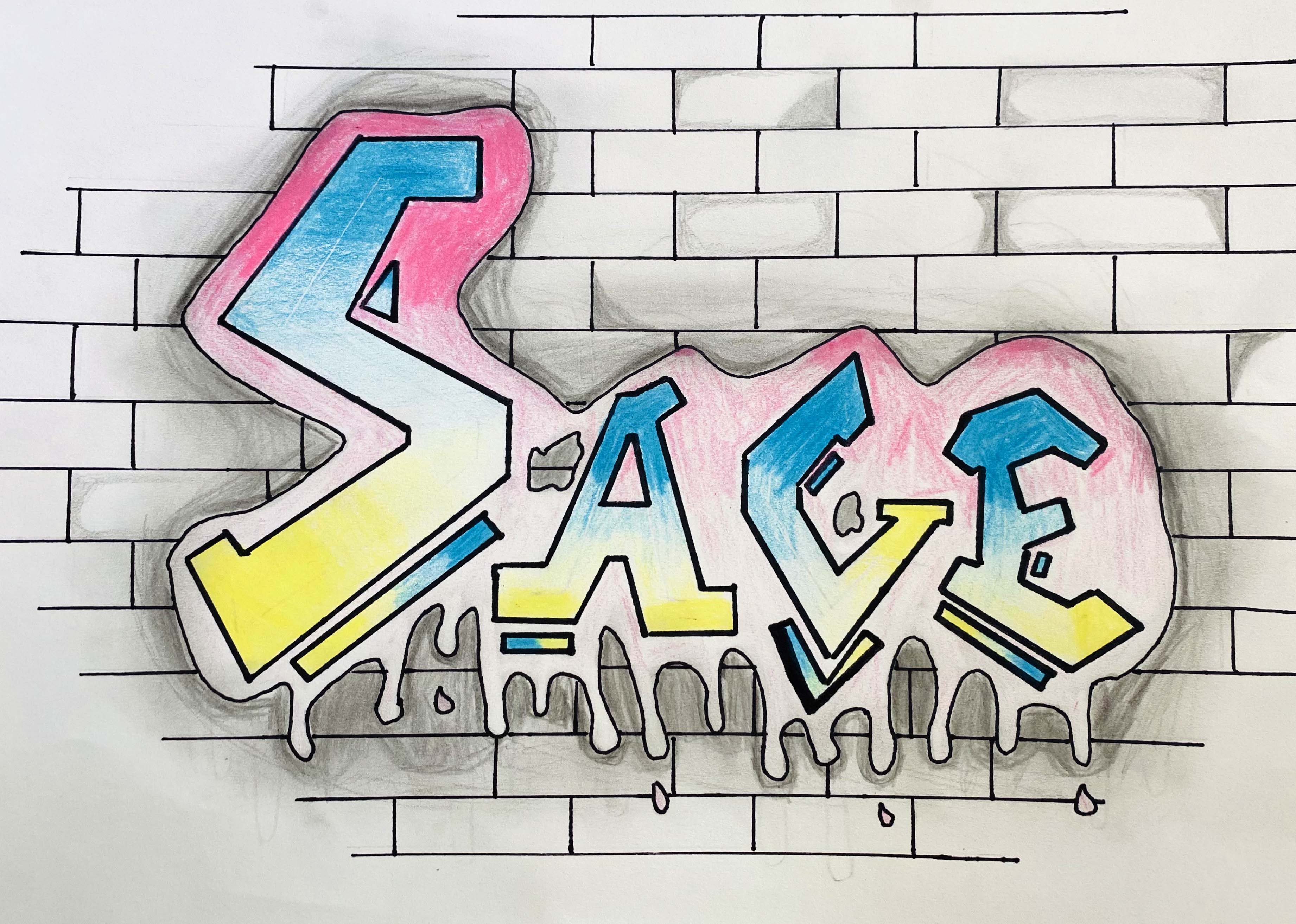 Detail Graffiti Name Art Nomer 11