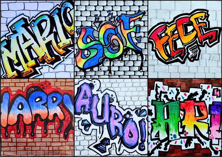 Detail Graffiti Name Art Nomer 22