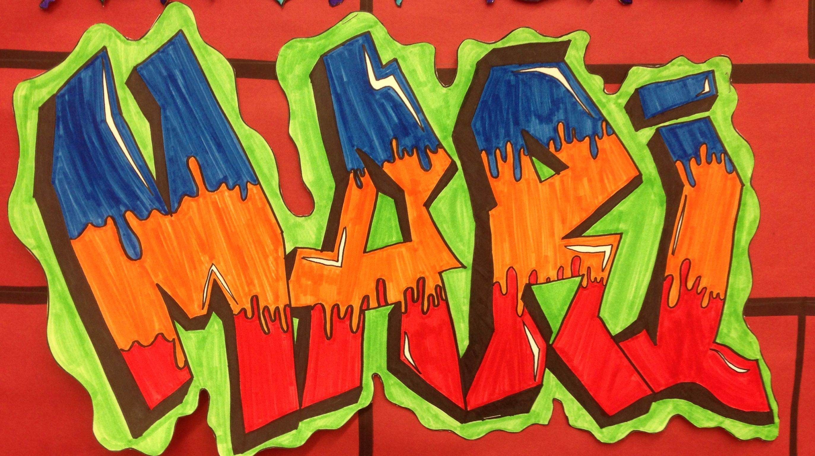 Detail Graffiti Name Art Nomer 29