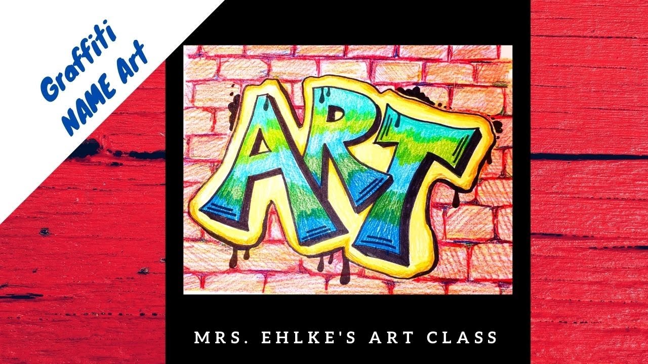 Detail Graffiti Name Art Nomer 4