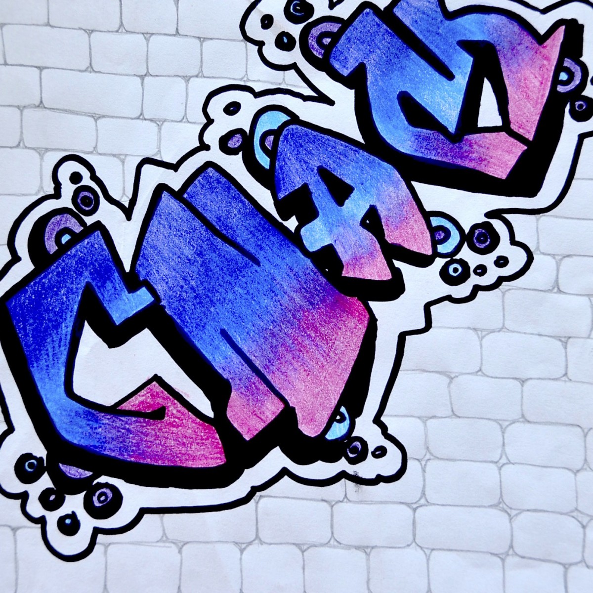 Detail Graffiti Name Art Nomer 38