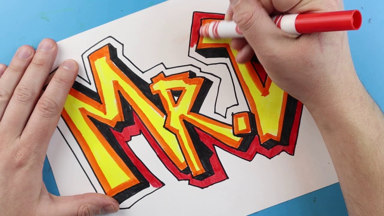 Detail Graffiti Name Art Nomer 5