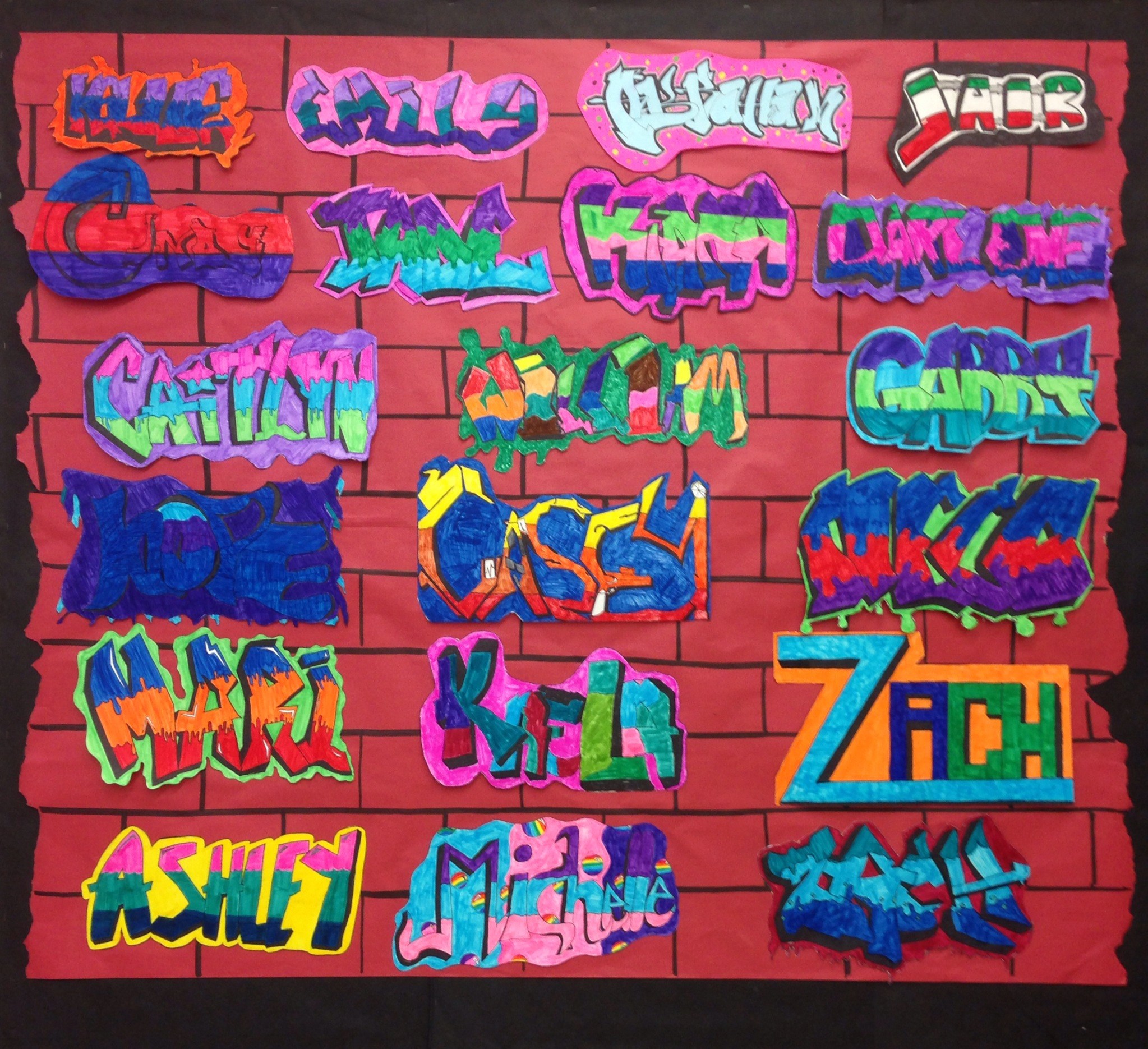 Detail Graffiti Name Art Nomer 41
