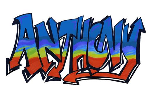 Detail Graffiti Name Art Nomer 56