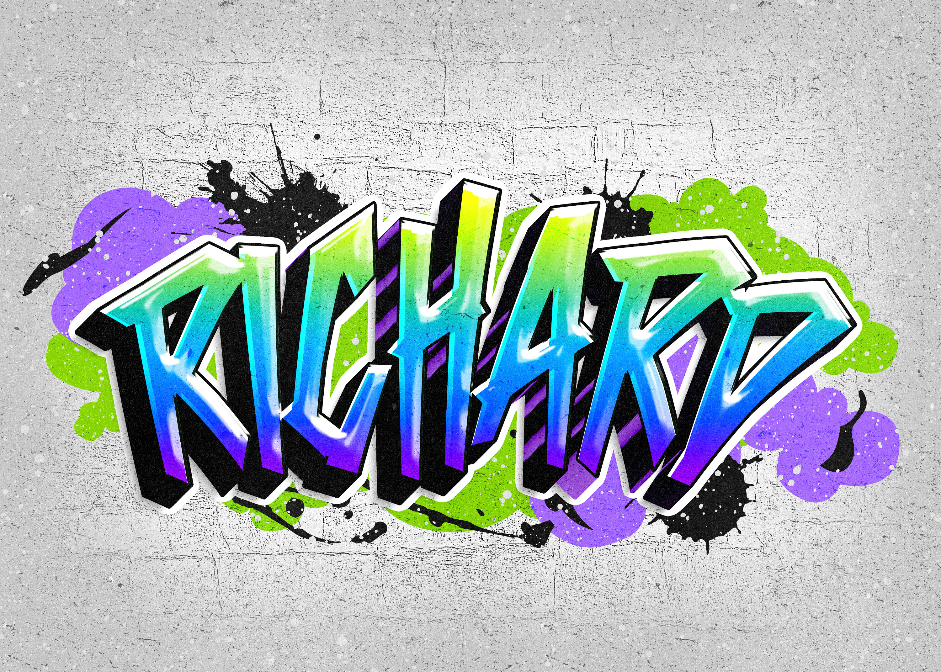 Detail Graffiti Name Art Nomer 8