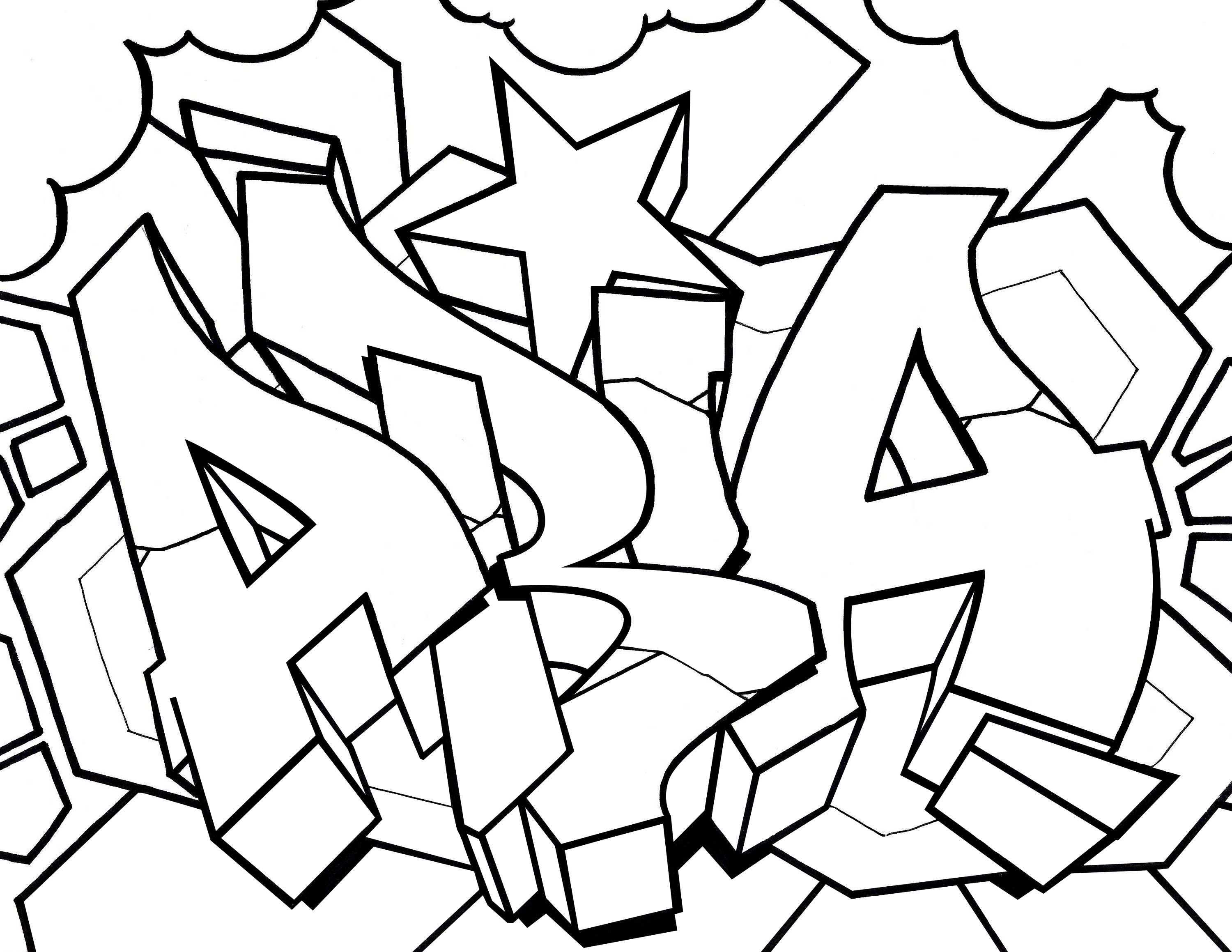 Detail Graffiti Name Colour Nomer 38