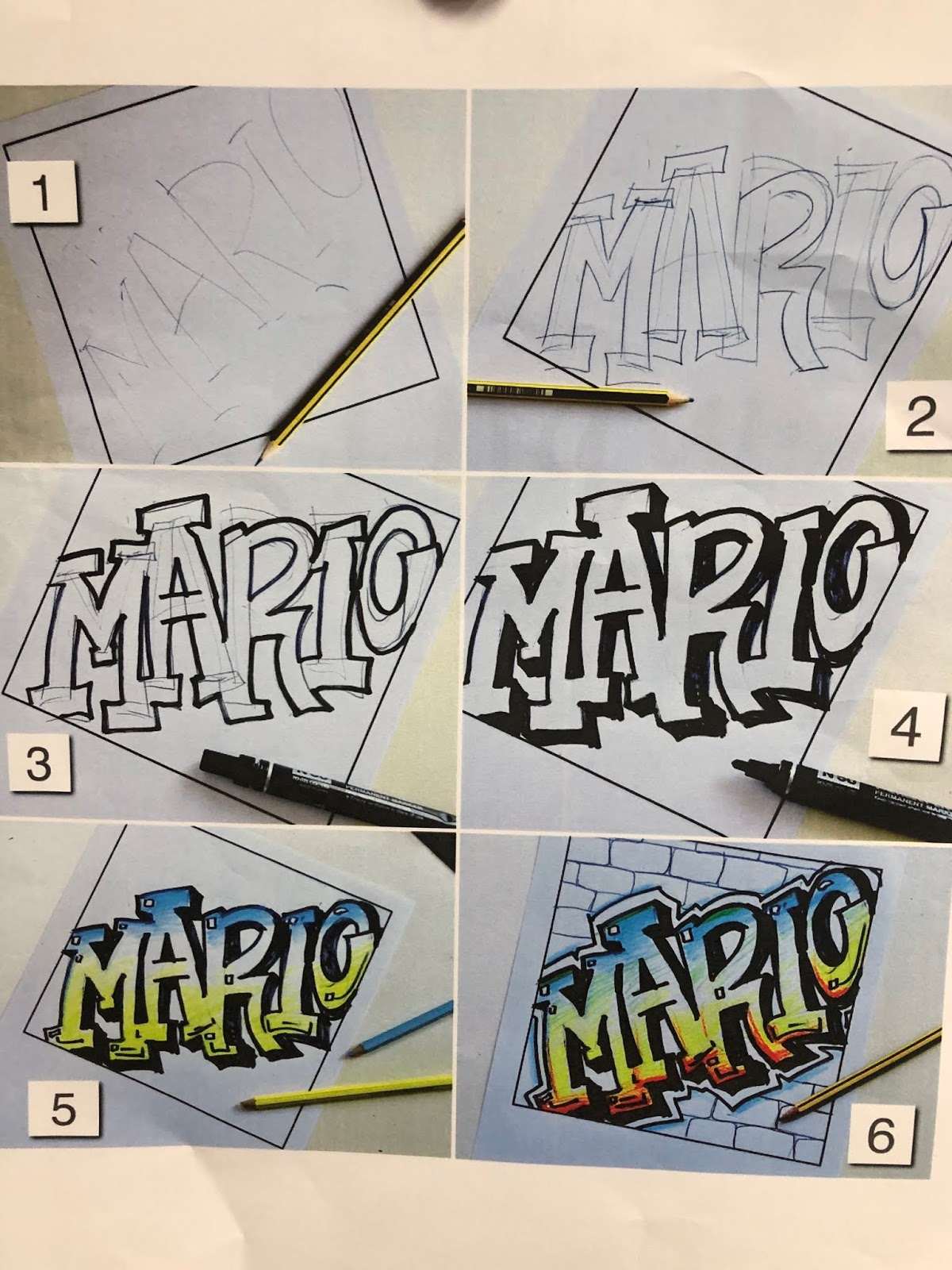 Detail Graffiti Name Colour Nomer 50