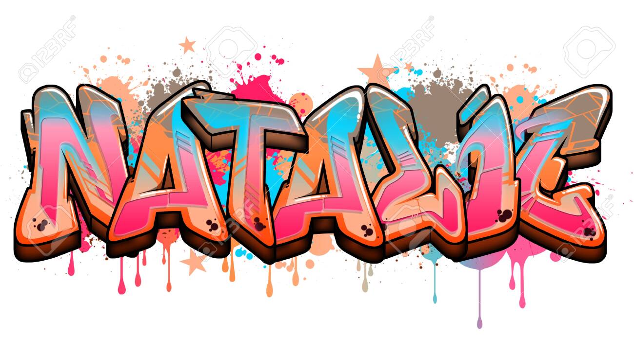 Detail Graffiti Name Com Nomer 22