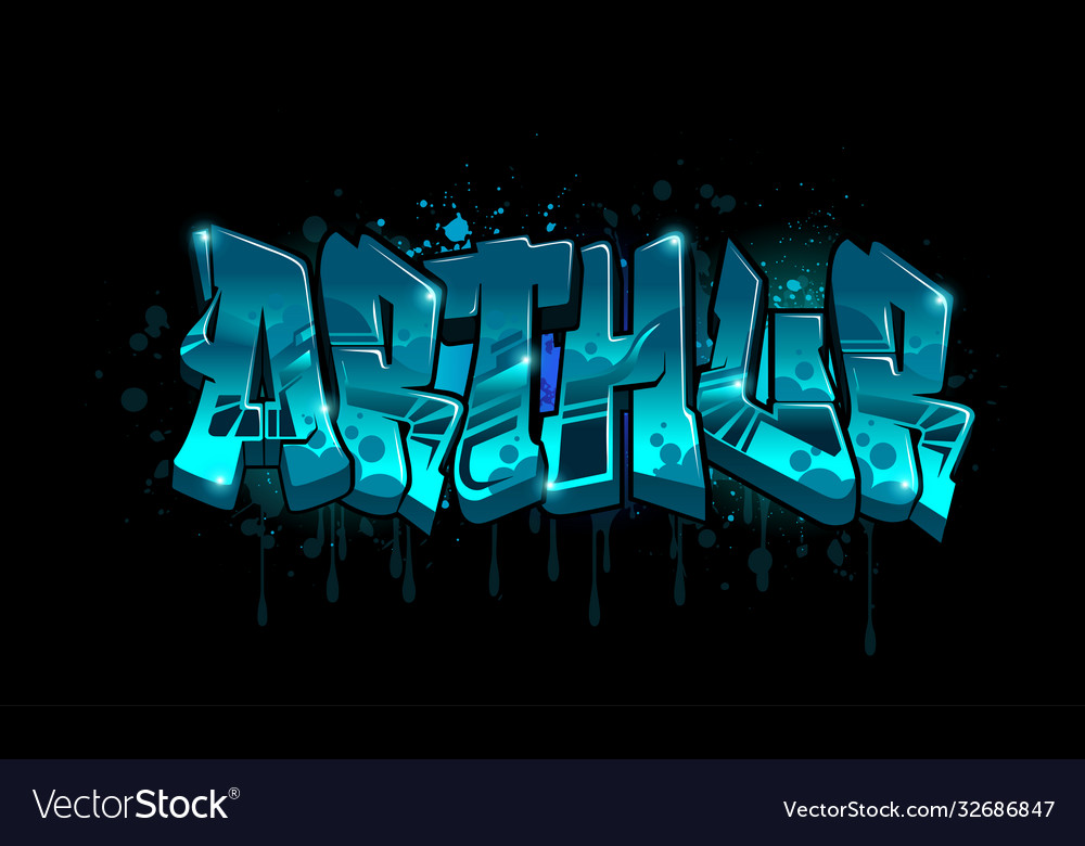 Detail Graffiti Name Com Nomer 32