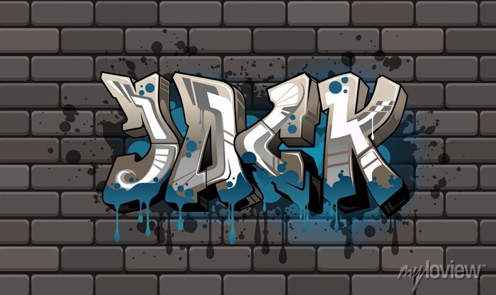 Detail Graffiti Name Com Nomer 33