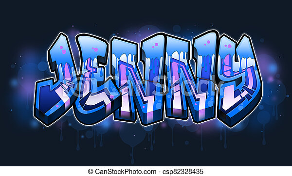 Detail Graffiti Name Com Nomer 38