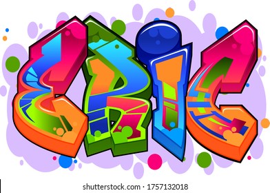 Detail Graffiti Name Eagle Alphabet Nomer 26