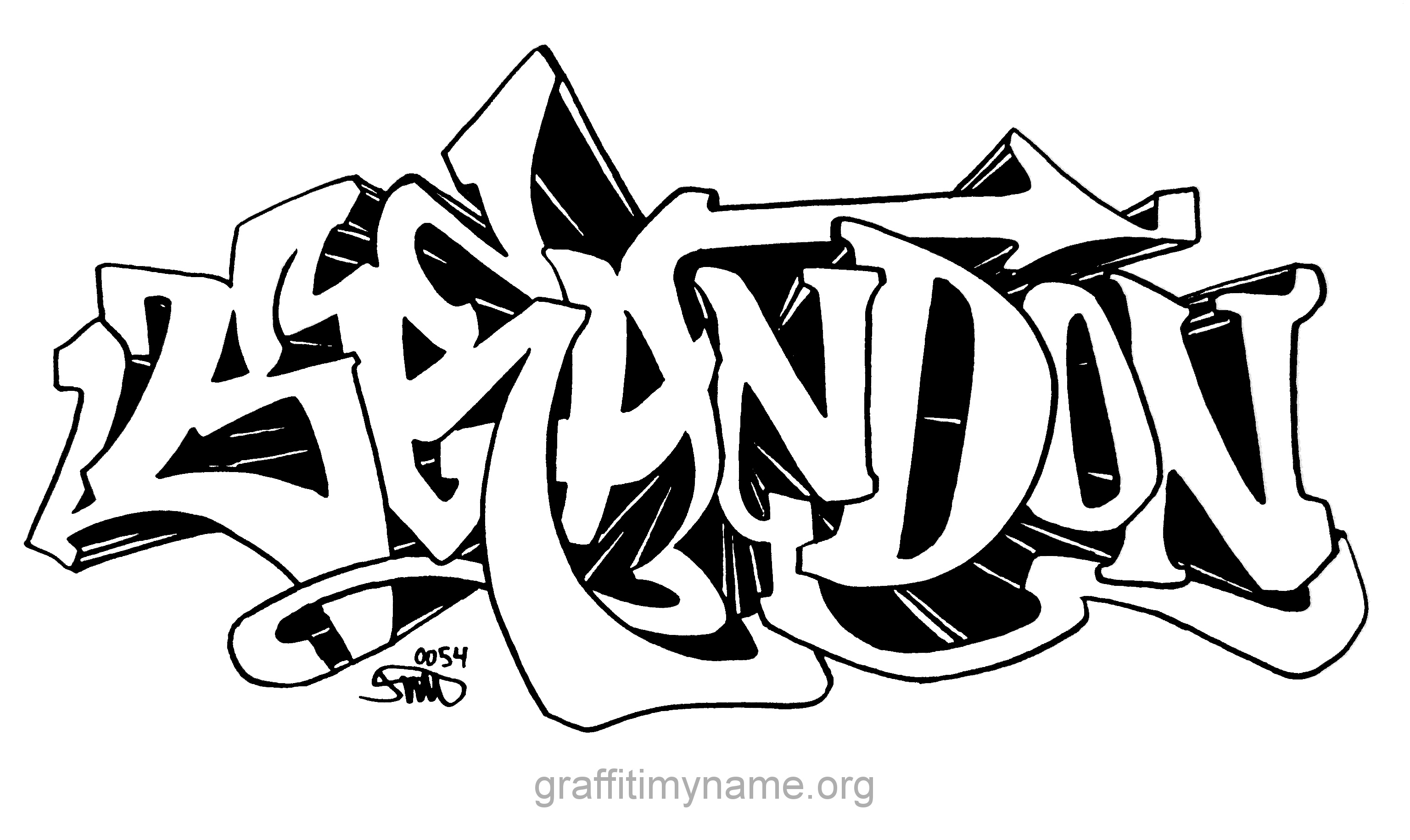 Detail Graffiti Name Eagle Alphabet Nomer 28