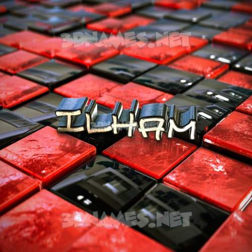 Detail Graffiti Name Ilham Nomer 15