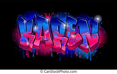 Detail Graffiti Name Ilham Nomer 27