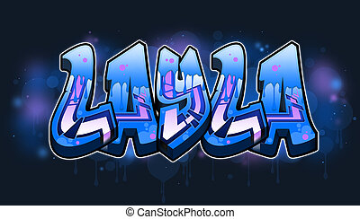 Detail Graffiti Name Ilham Nomer 31