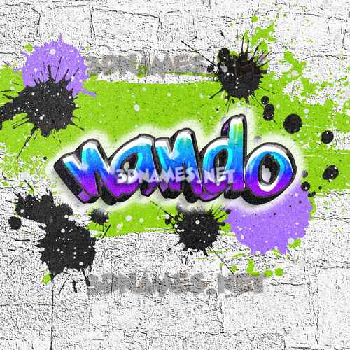 Graffiti Name Nando - KibrisPDR