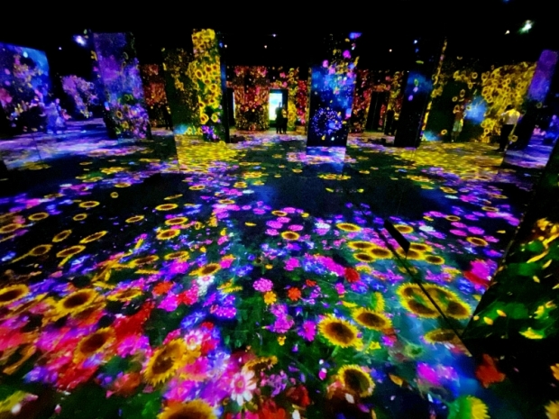 Detail Graffiti Nature Lost Immersed And Reborn Teamlab Nomer 34
