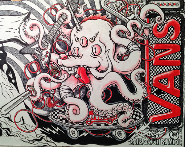Detail Graffiti Navs Nomer 40