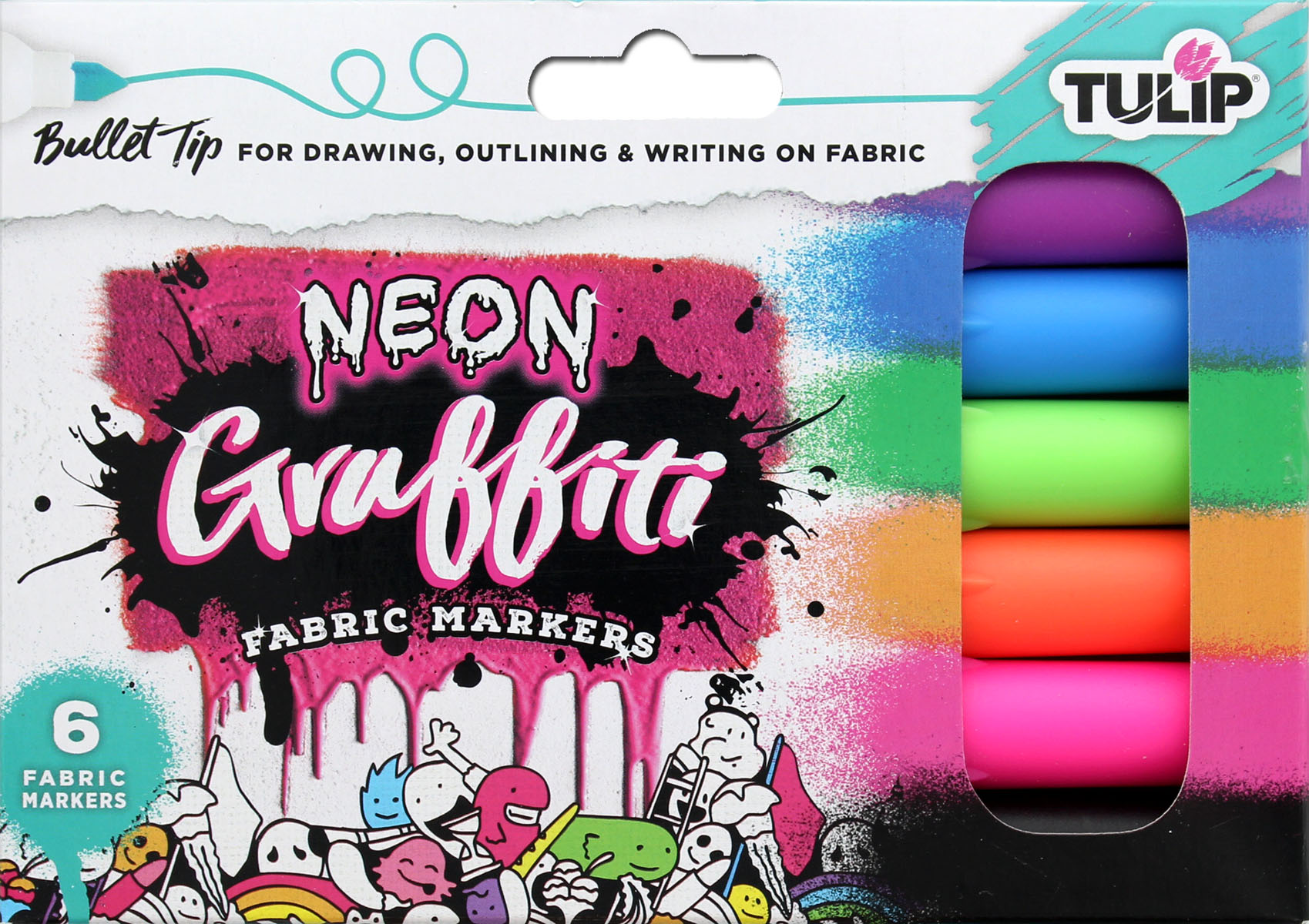 Detail Graffiti Neon Colours Nomer 48