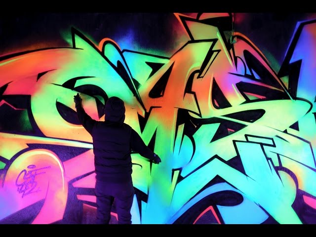 Detail Graffiti Neon Colours Nomer 8